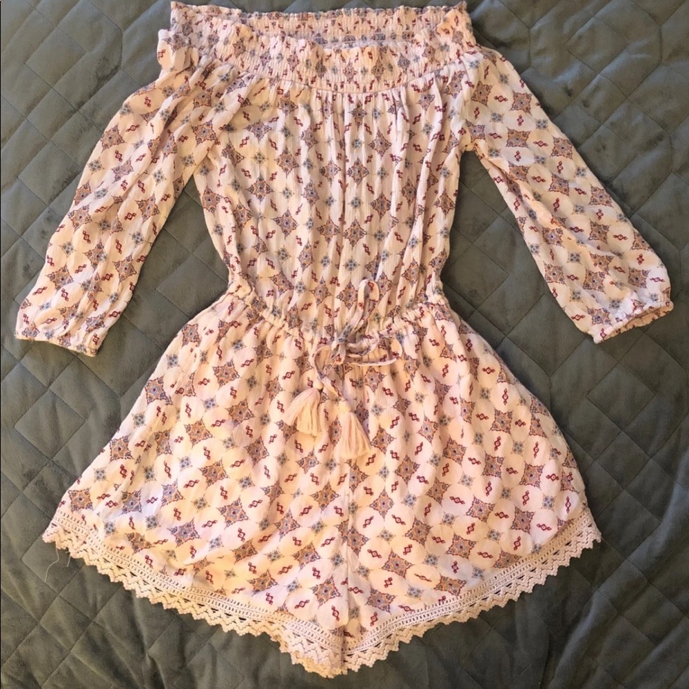 Off the shoulders romper